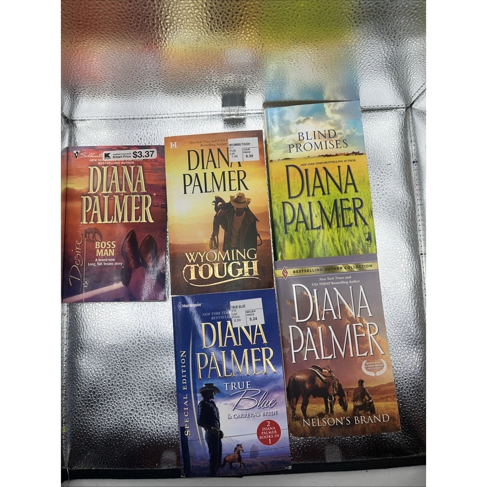 Wyoming Men Western Romance Lot of 5 Paperback Books by Diana Palmer Novels